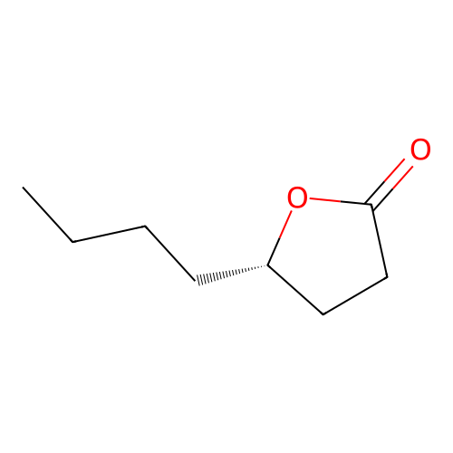 (S)-gamma-Octanolactone structure