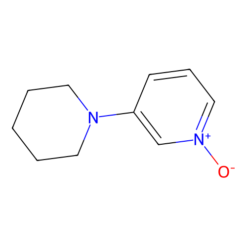 3-Piperidin-1-ylpyridine 1-oxide structure