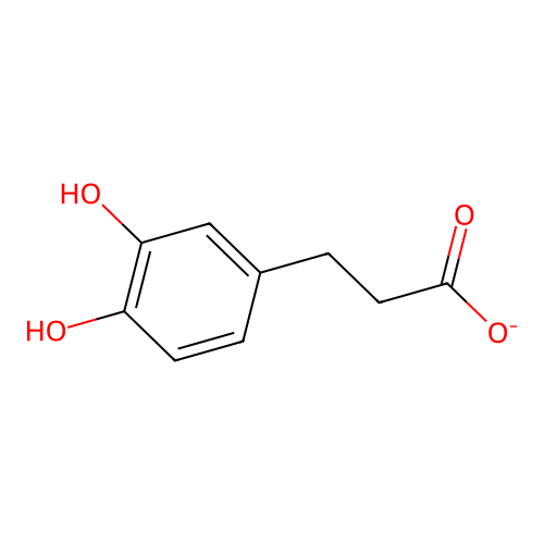 3-(3,4-Dihydroxyphenyl)propanoate structure