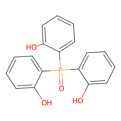 Tris(2-hydroxyphenyl)phosphine oxide structure
