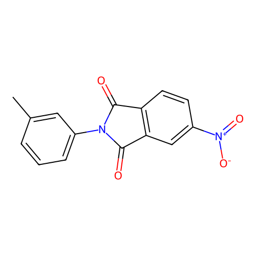 2-(3-methylphenyl)-5-nitro-1H-isoindole-1,3(2H)-dione structure