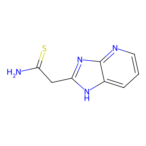 2-(3H-imidazo[4,5-b]pyridin-2-yl)ethanethioamide structure