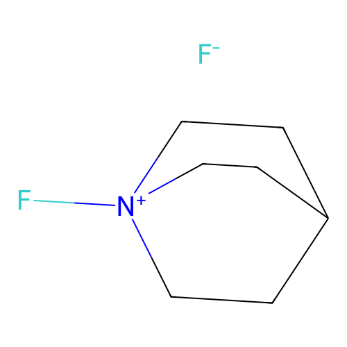N-fluoroquinuclidinium fluoride structure