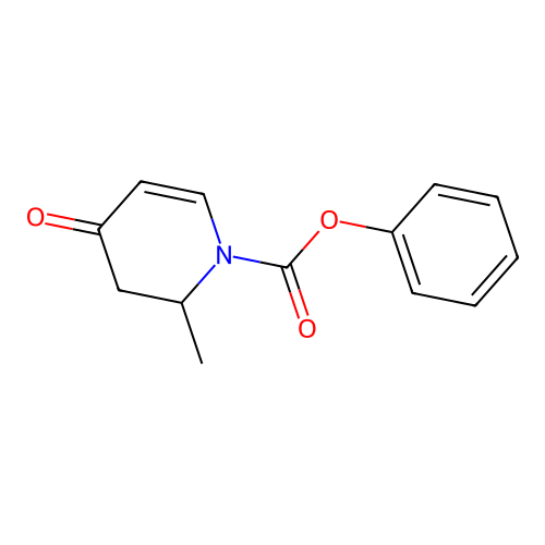 Phenyl 2-methyl-4-oxo-2,3-dihydropyridine-1-carboxylate structure