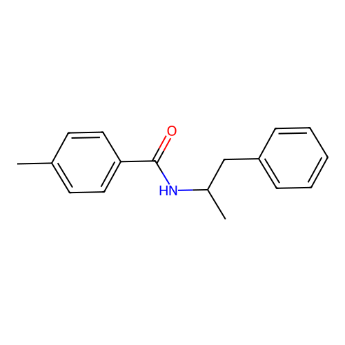 4-methyl-N-(1-phenylpropan-2-yl)benzamide structure