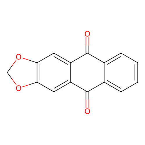 Naphtho[3,2-f][1,3]benzodioxole-5,10-dione structure