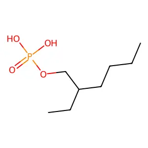 2-Ethylhexyl dihydrogen phosphate structure