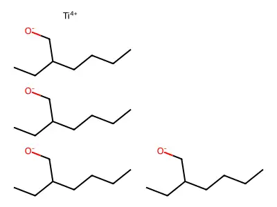 Tetrakis(2-ethylhexyl) titanate structure