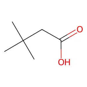 叔丁基乙酸 structure