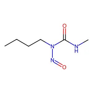 N-Butyl-N'-methyl-N-nitrosourea structure