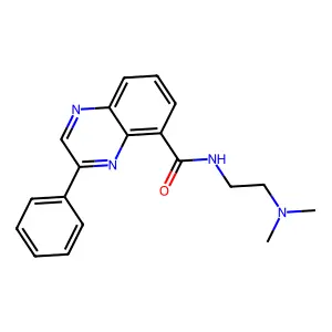 N-(2-(Dimethylamino)ethyl)-3-phenyl-5-quinoxalinecarboxamide structure