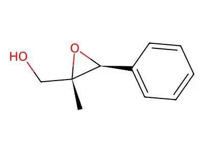 (2S,3S)-(-)-2,3-Epoxy-2-methyl-3-phenyl-1-propanol structure