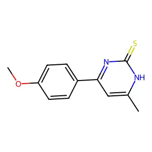 4-(4-Methoxyphenyl)-6-methylpyrimidine-2-thiol structure