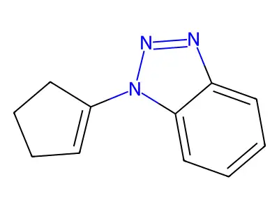 1-(1-Benzotriazolyl)cyclopentene structure