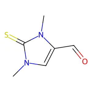 4-Formyl-1,3-dimethyl-1,3(2H)-dihydroimidazole-2-thione structure
