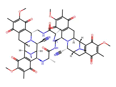 Saframycin Y2b structure