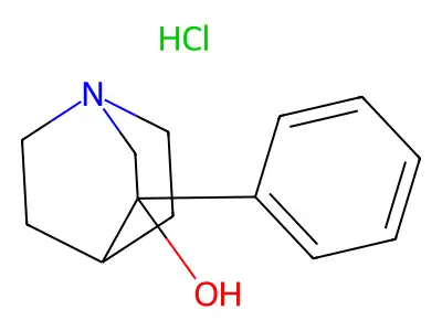 3-Phenylquinuclidin-3-ol hydrochloride structure