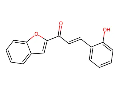 1-(1-Benzofuran-2-yl)-3-(2-hydroxyphenyl)prop-2-en-1-one structure