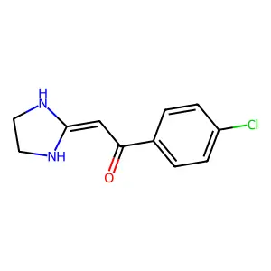 Ethanone, 1-(4-chlorophenyl)-2-(2-imidazolidinylidene)- structure