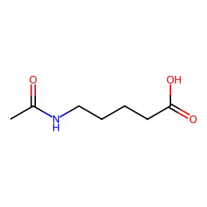 5-Acetamidopentanoic acid structure