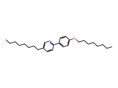 Pyridine, 5-octyl-2-[4-(octyloxy)phenyl]- structure