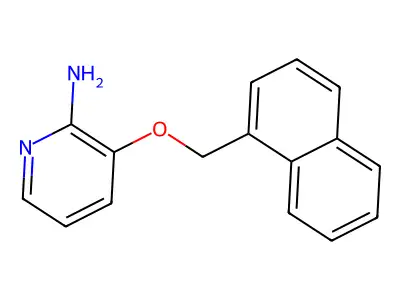 3-(1-Naphthylmethoxy)pyridin-2-amine structure