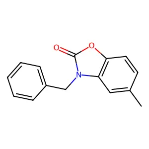 3-Benzyl-5-methyl-3H-benzooxazol-2-one structure