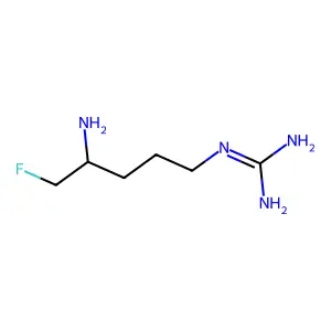 Monofluoromethylagmatine structure