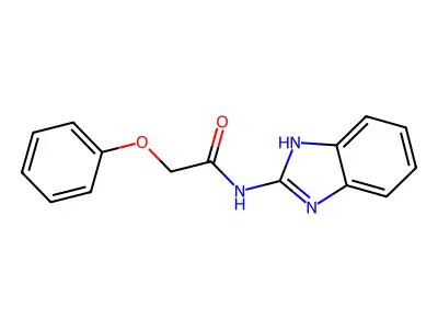 N-(1H-benzimidazol-2-yl)-2-phenoxyacetamide structure