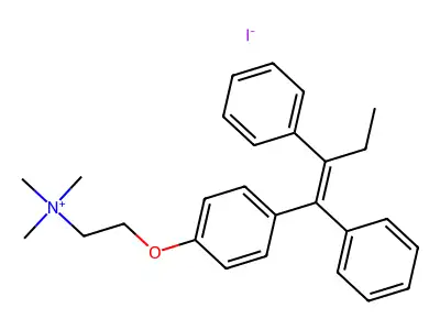 Tamoxifen methiodide structure