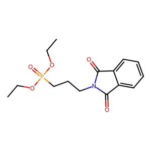 2-(3-Diethoxyphosphorylpropyl)isoindole-1,3-dione structure