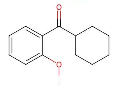 Cyclohexyl(2-methoxyphenyl)methanone structure