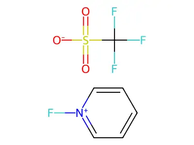 N-氟吡啶三氟甲磺酸盐 structure