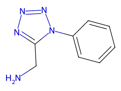 (1-phenyl-1H-1,2,3,4-tetrazol-5-yl)methanamine hydrochloride structure
