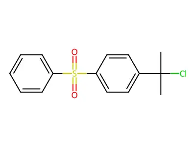 4-(1-Chloro-1-methylethyl)phenyl phenyl sulfone structure