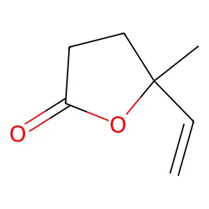 4-羟基-4-甲基-5-己烯酸γ-内酯 structure