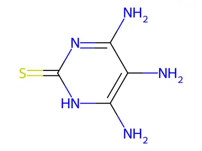 2(1H)-Pyrimidinethione, 4,5,6-triamino- structure