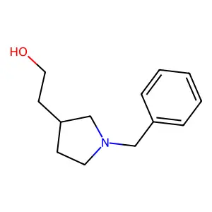 (S)-2-(1-benzylpyrrolidin-3-yl)ethanol structure