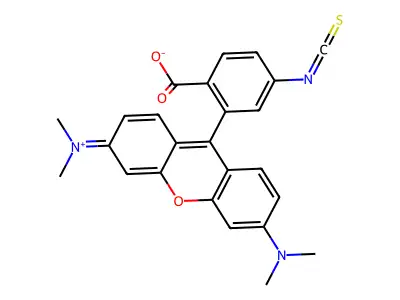 3',6'-Bis(dimethylamino)-3H-spiro[2-benzofuran-1,9'-xanthen]-3-one structure
