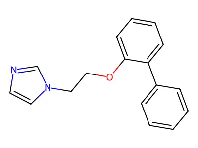 1-[2-(2-Phenylphenoxy)ethyl]imidazole structure