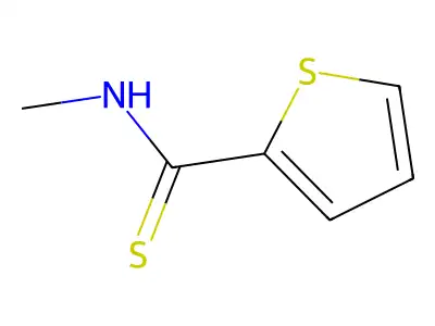 2-Thiophenecarbothioamide, N-methyl- structure