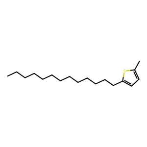 2-Methyl-5-tridecylthiophene structure