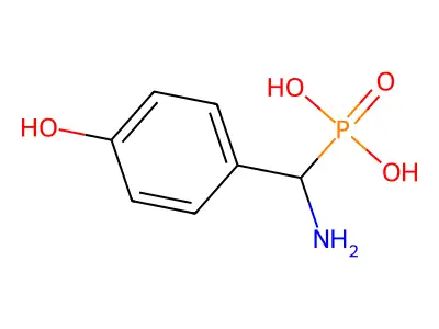 (氨基(4-羟基苯基)甲基)膦酸 structure