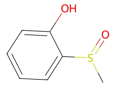 2-(Methylsulfinyl)phenol structure