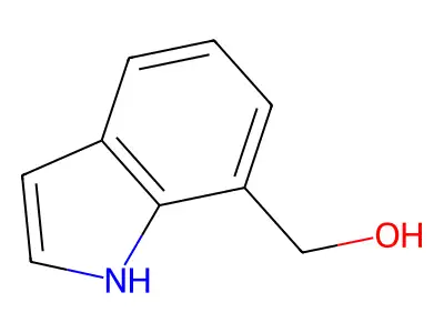 (1H-indol-7-yl)methanol structure