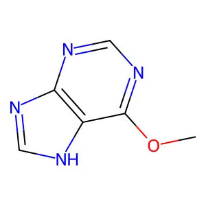 6-Methoxy-9H-purine structure