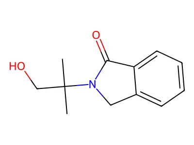 2-(2-Hydroxy-1,1-dimethylethyl)-1-isoindolinone structure