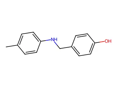 4-{[(4-Methylphenyl)amino]methyl}phenol structure