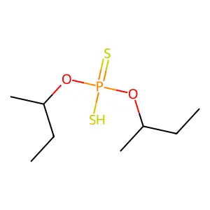 二仲丁基二硫代磷酸 structure