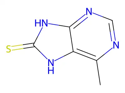 7,9-Dihydro-6-methyl-8H-purine-8-thione structure